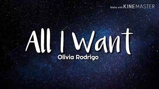 Olivia Rodrigo - All I want (Lyrics) chords