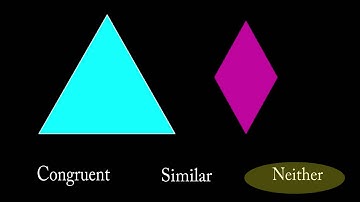 Conruence vs. Similarity
