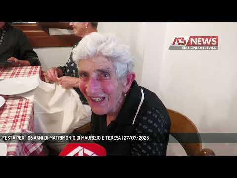 FESTA PER I 65 ANNI DI MATRIMONIO DI MAURIZIO E TERESA | 27/07/2025