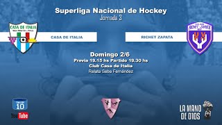 Casa D´Italia vs. Richet Zapata. Jornada 3 de la Superliga de Hockey sobre patines.