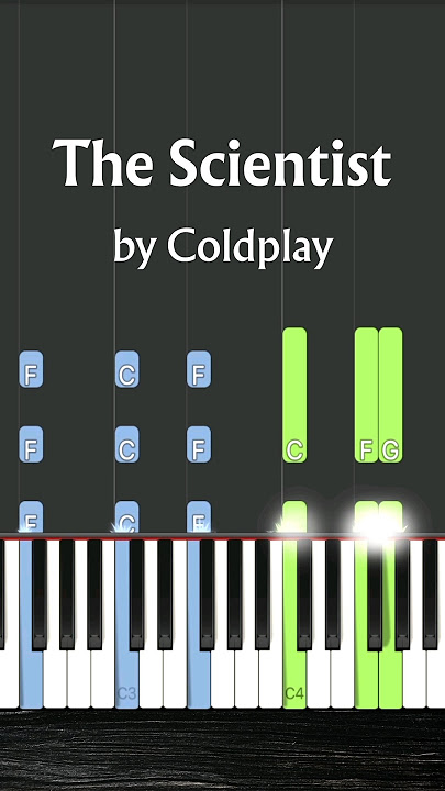 Download lagu how to play The Scientist by COLDPLAY like the studio recording #coldplay #piano