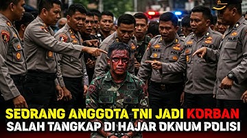 OKNUM POLISI APES SALAH TANGKAP ANGGOTA KOPASSUS YANG SEDANG MENJALANKAN MISI