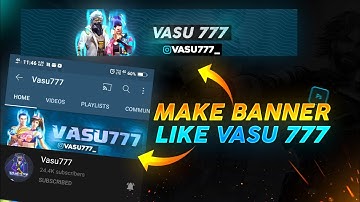 how to make banner like Vasu 777 on android | Vasu 777 banner tutorial | prince abhi yt  @vasu777