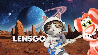 The cat went on a space journey in search of #MultiverseofMine and #LensGoAI.
