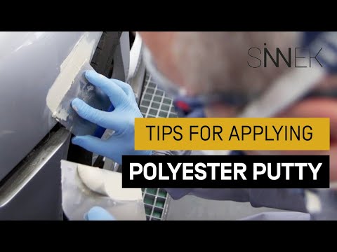 5 Tricks to APPLY POLYESTER PUTTY on a Car