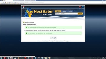 Hostgator Tutorial - Set Up Second Domain and Install Wordpress