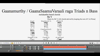 GaanamurthyGaanaSaamaVaraali Triads amp Chords Bass Indu Chakra