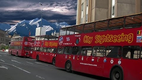 My First 2D Matte Painting - Bus Animation - After Effects