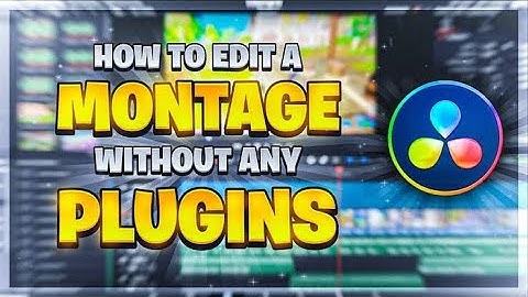 How To *EDIT* A Fortnite Highlights Video in davinci resolve (NO PLUGINS)