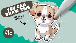 You Can Draw This Cute Puppy in PROCREATE - Step by Step Procreate Tutorial screenshot 3