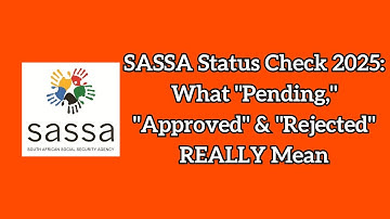 SASSA Status "Rejected"? Don