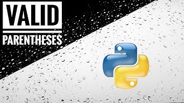 Valid Parentheses competitive programming (python)