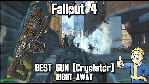 Fallout 4 - BEST GUN RIGHT AWAY - How to get the Cryolator EARLY (Dogmeat Glitch)