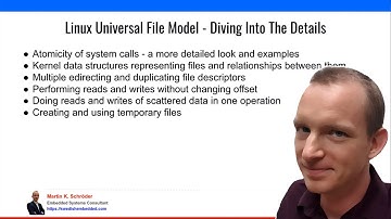Linux File I/O Deep Dive - Embedded Systems Consultant Explains