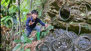 poor boy harvesting bamboo shoots discovers a huge, strange treasure hoard.