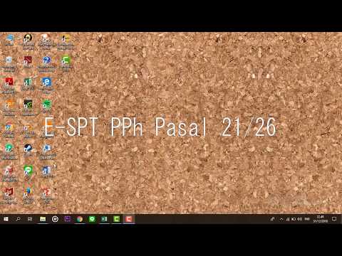 Tutorial e-SPT PPh Pasal 21/26 (Install, Pengisian, Uninstall)