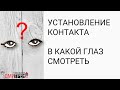 В какой глаз смотреть клиенту, чтобы довести до продаж