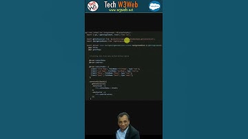 How to call an apex method imperatively in LWC | #shorts #youtubeshorts #shorts #w3web