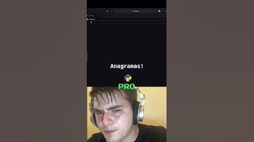 Anagramas? Alguien puede explicarlo? #codificacion #python #amistad  #code #humor
