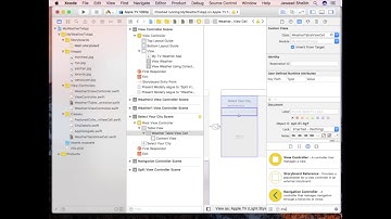 tvOS Weather App Part 2 - Learn Swift for iOS Module 8b