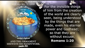 Dear Pastors; Read Page One of your Bible / Research Hebrew Cosmology / What does the Bible Say?