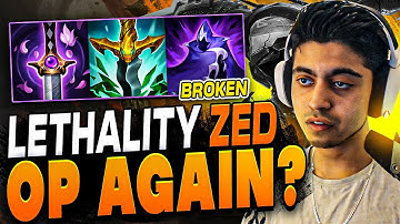 THIS NEW LETHALITY ZED BUILD IS BROKEN AF l 420WeabooSlayer