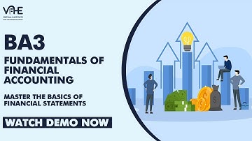 CIMA | BA3 – Fundamentals of Financial Accounting | Master the Basics of Financial Statements | Demo