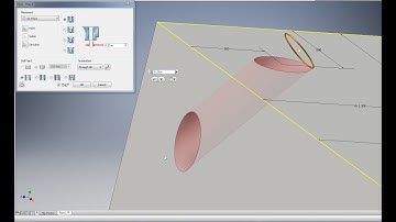 Autodesk Inventor - How to Make Angled Holes