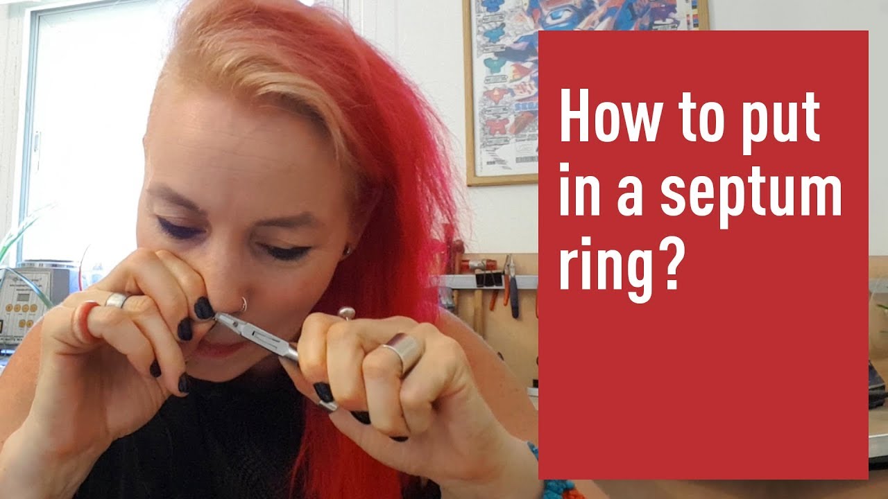 How to change your septum piercing