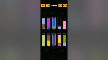 water sort puzzle level 1057