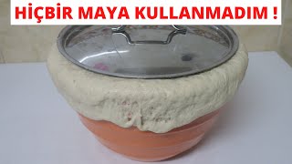 Hi̇ç Bi̇r Maya Kullanmadan Ve Ekşi̇ Maya Oluşturmadan Doğal Mayali Hamur Yapimidoğal Kömbe Tarifi