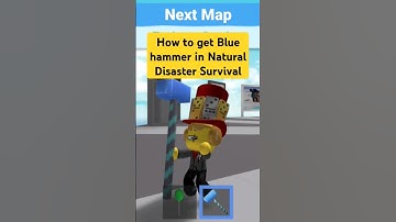 How to get blue hammer in Natural Disaster Survival Free #itsolp #roblox #naturaldisastersurvival