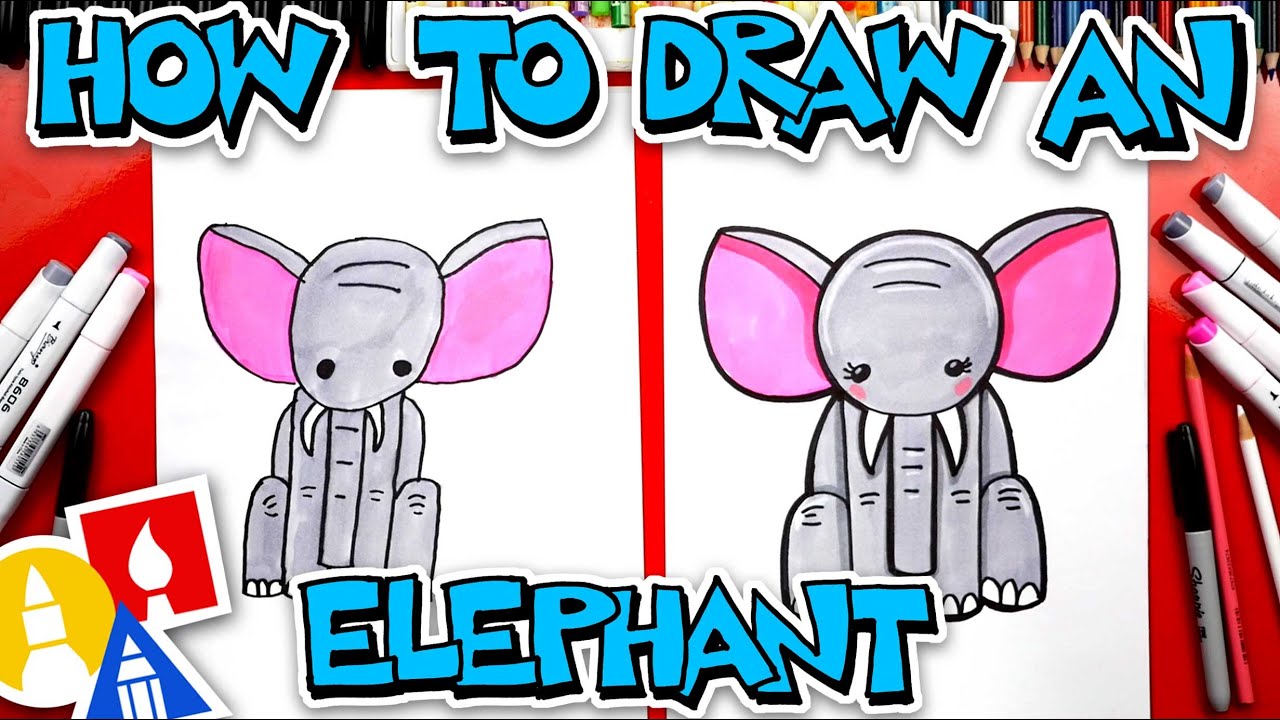 How Do Draw Elephant - Draw Spaces