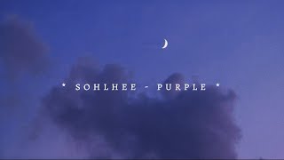 Sohlhee - Purple Sohlhee Only
