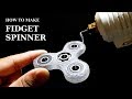how to make fidget spinner using glue gun