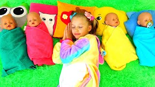 Learn Colors With Baby Dolls And Are You Sleeping