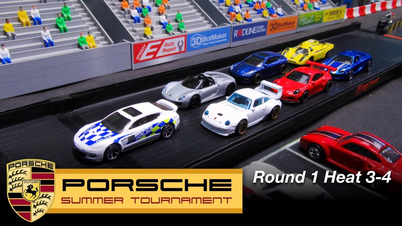 2019 Porsche Tournament Round 1 Group 3-4 | Diecast Car Racing