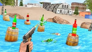 Real Bottle Shooting Game Free Android Gameplay | Level 1 To 15 | screenshot 4