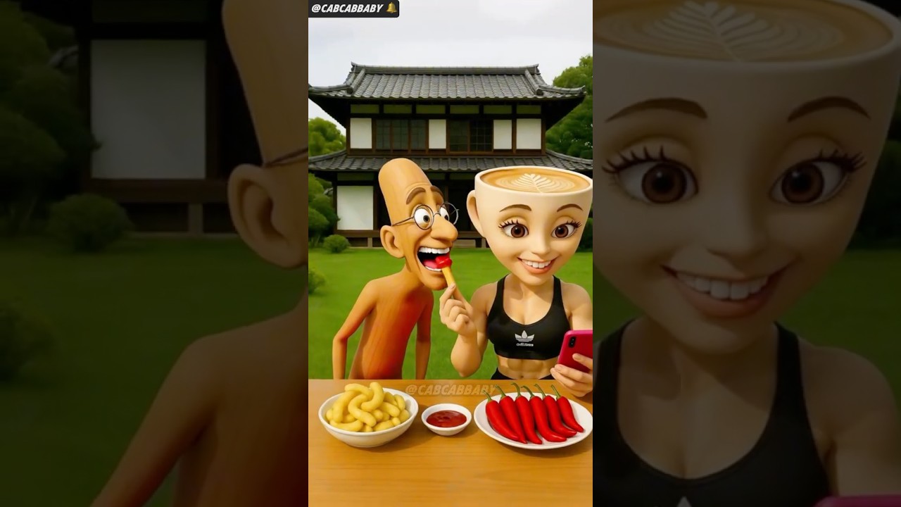 He steals FRIES but gets CHILI insteadโฆ ๐ฅ #shorts