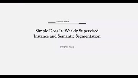 Simple Does It Weakly Supervised Instance and Semantic Segmentation