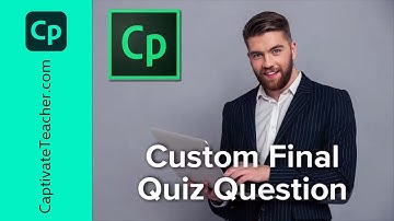 Custom Multiple Choice Final Quiz Question in Adobe Captivate