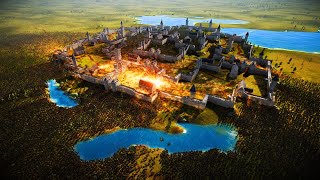 130,000 Giant Trolls Siege CASTLE FORTRESS - Ultimate Epic Battle Simulator 2 UEBS 2 (4K)