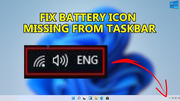 How To Fix Battery Icon Missing from Taskbar in Windows 11 (EASY)