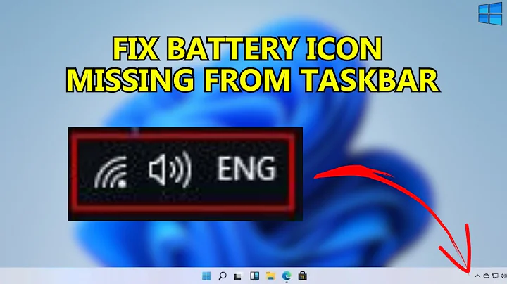 How To Fix Battery Icon Missing from Taskbar in Windows 11 (EASY)