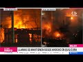 Incendio en planta química lleva 9 horas activo en Quilicura: Clases debieron ser suspendidas