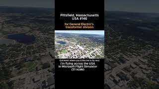 Pittsfield, Massachusetts from Microsoft Flight Simulator #pittsfield #massachusetts #msfs #joaha45