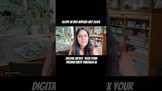 How to increase your productivity through AI in applied arts, BFA #artstic #appliedarts #bfa2026