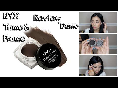 Video: NYX Tame & Frame Tinted Brow Pomade v pregledu Espresso