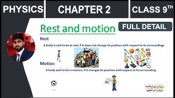 kinematics Rest and Motion class 9 physics chapter 2  GRB physics Academy in urdu hindi