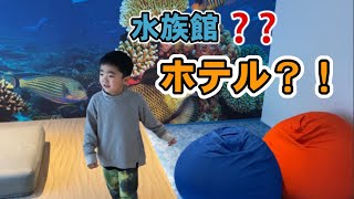 じゅたろくんのクリスマス　水族館みたいなホテルに泊まったよ！